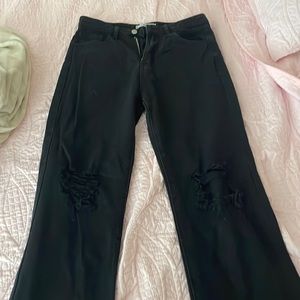 black adika jeans in size medium, worn once